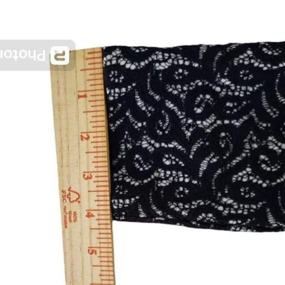 J Crew Black Lace Peplum Top Small - Picture 16 of 16